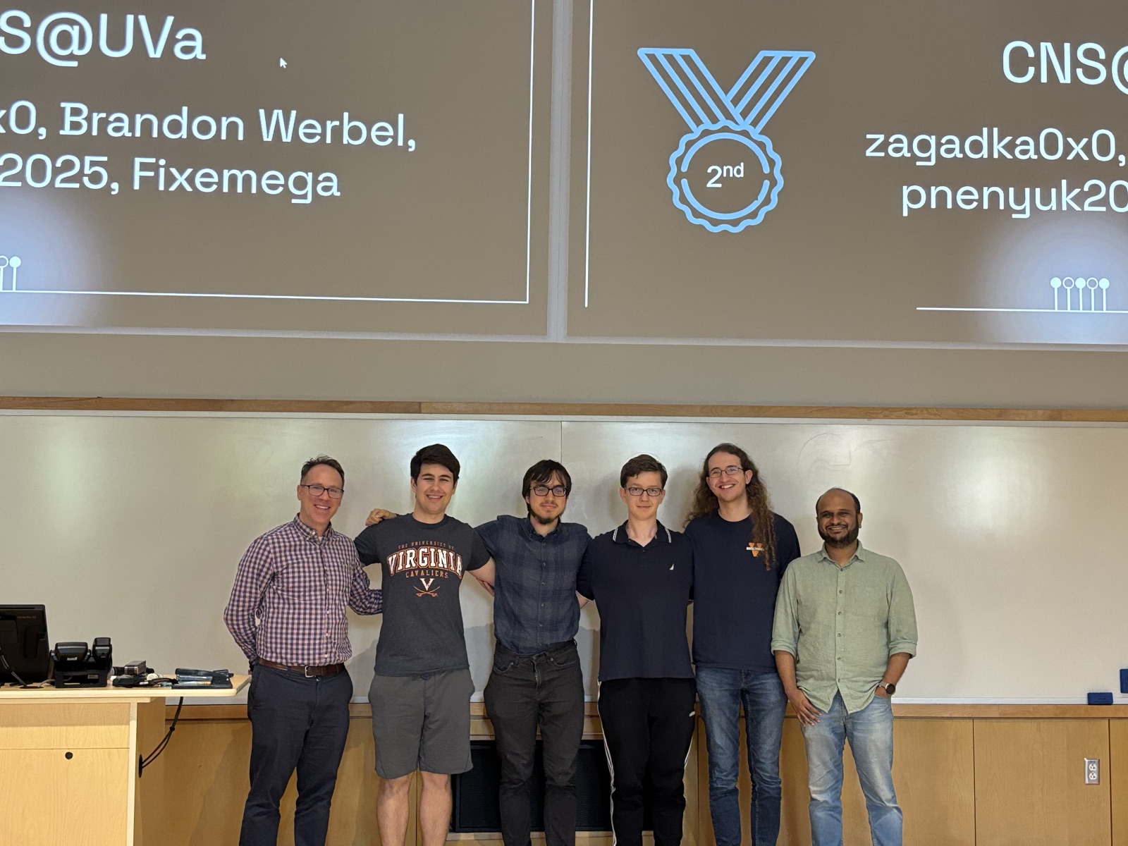TribeCTF 2025 2nd Place Winners, Team CNS@UVa from UVA