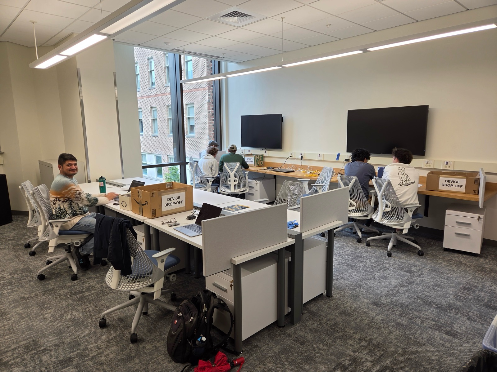Teams hacking inside the CAGE during TribeCTF 2026